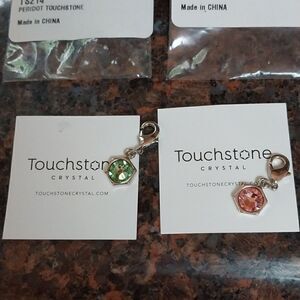 2 "Touchstone" By Swarovski Crystals...NEW